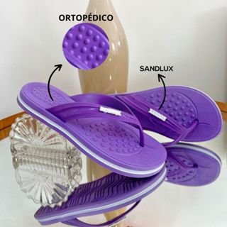 Chinelo Rasteirinha Anatômica, Ortopédica Leve Sandlux - Conforto Moderno para Esporão e Antiderrapante em Oferta na Shopee