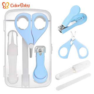 Kit Manicure Infantil com Estojo – Tesourinha, Cortador, Lixa e Pinça Segura para Bebê em Oferta na Shopee