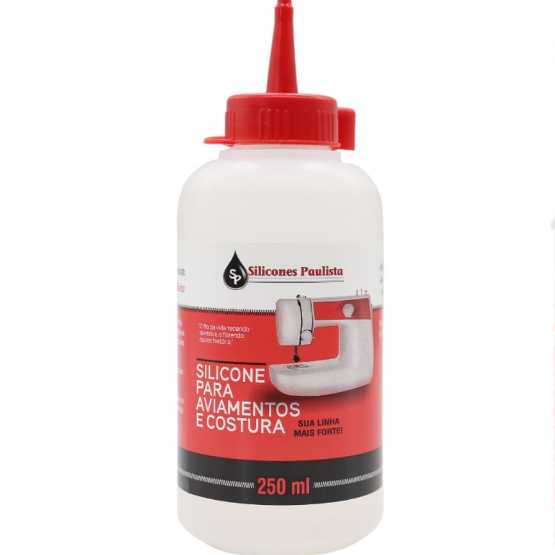 Silicone Paulista 250ml e 500ml Silicone Para Maquina De Costura Silicone Para Aviamentos e Costura em Oferta na Shopee