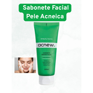 Sabonete Líquido Facial Anti-acne Limpeza Profunda Pele Acneica Limpa 110ml - Acnew Abelha Rainha em Oferta na Shopee