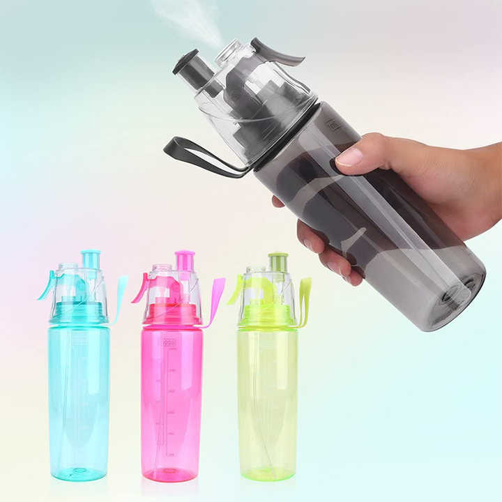 Garrafa Squeeze Com Borrifador 600ml em Oferta na Shopee