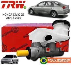 Cilindro Mestre Freio Honda Civic 1.7 16v 2001 A 2006 G7 Original TRW com Nota Fiscal
