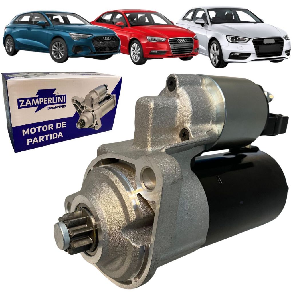 Motor de Partida Arranque Para Audi A3 1.6 1.8 1996/2003 Vw Passat Golf Bora 1.6 1.8 2.0 1998/2005 em Oferta na Shopee
