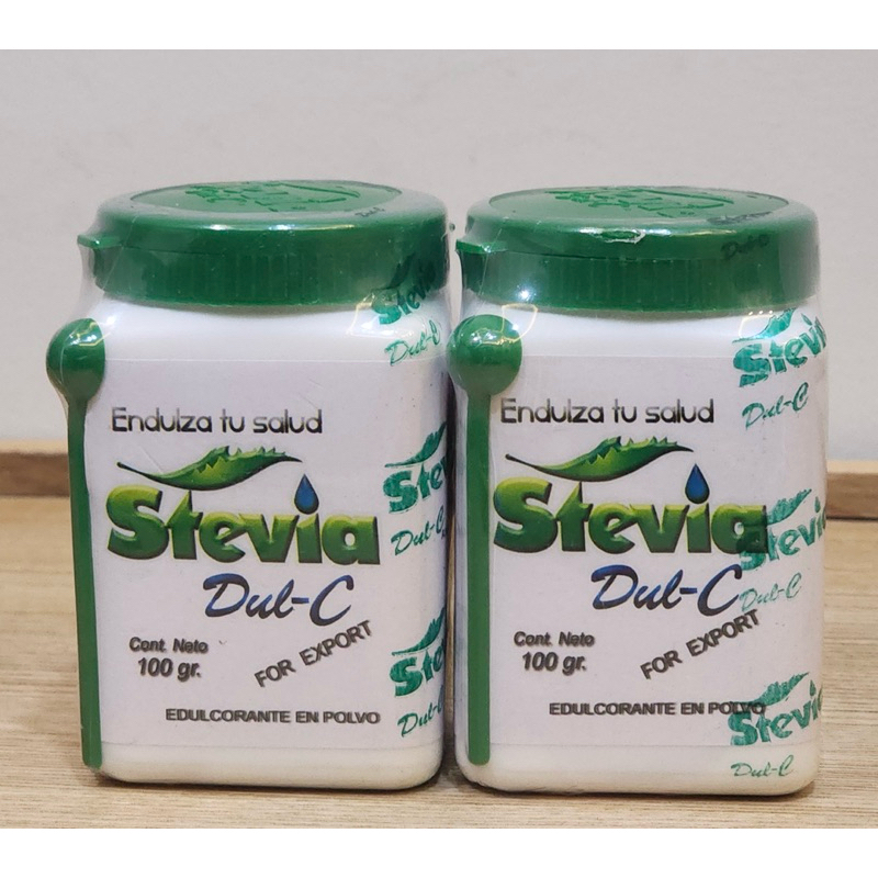 Adoçante Stevia Dul-c 100g em Pó – 100% Natural | Importado da Bolívia | Zero Calorias | Vegano | Low Carb em Oferta na Shopee