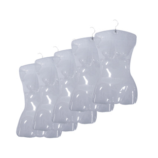 Cabide Collant Adulto PVC Transparente Biquíni Busto Feminino Kit em Oferta na Shopee