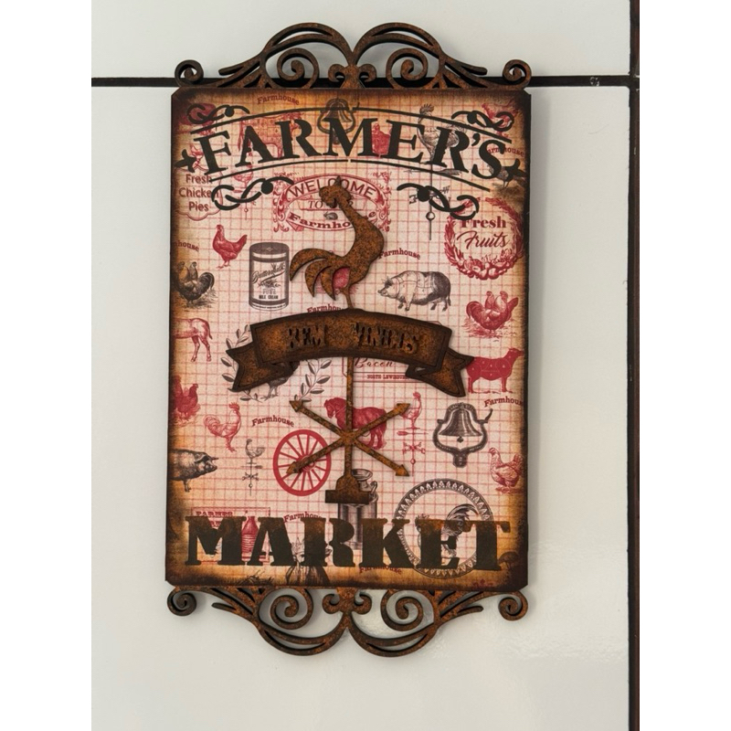 Quadro/placa Mdf, pintado estilo farmhouse /decoraçao.