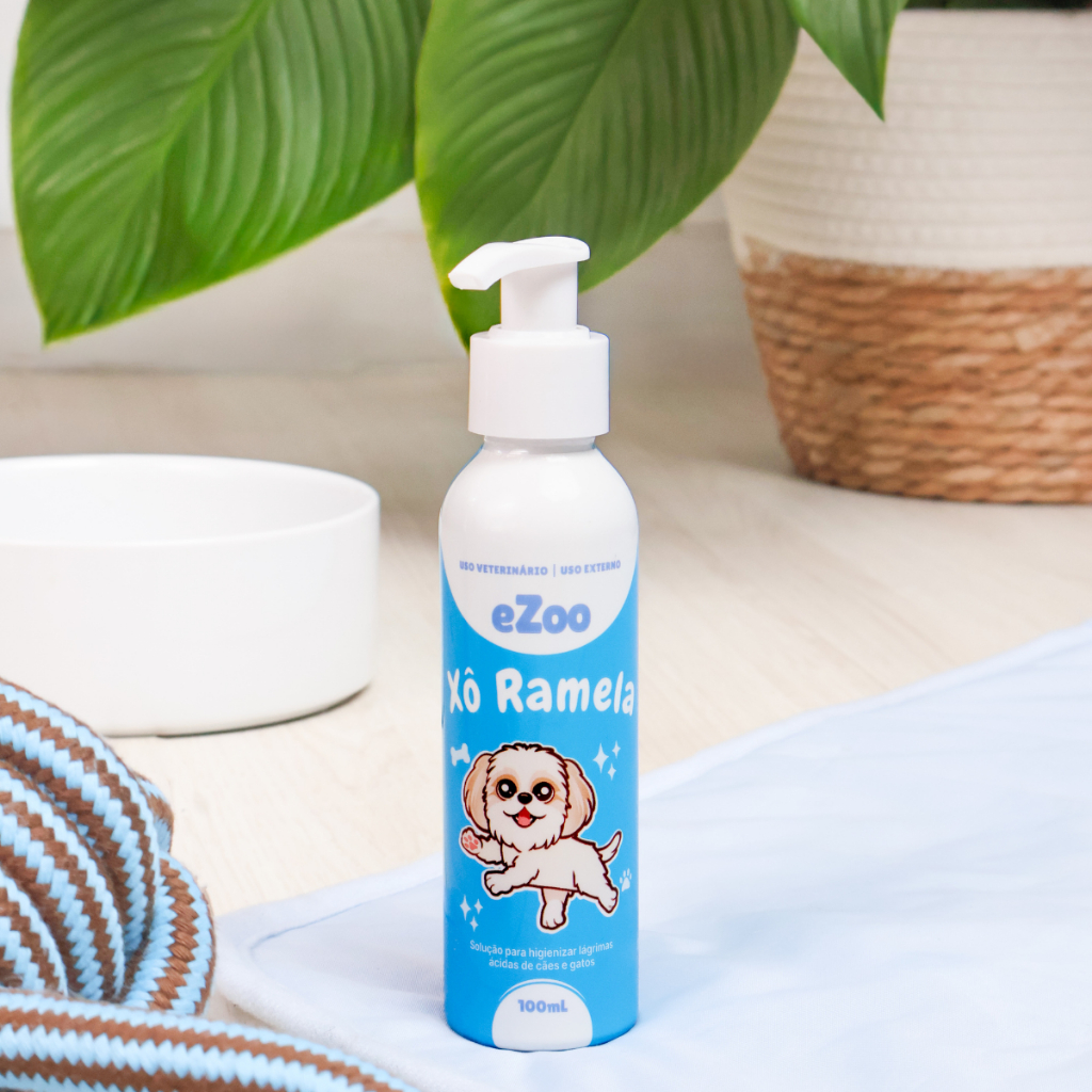 Xô Ramela Limpa Lágrimas Ácidas e Manchas de Cães e Gatos 100 ml - eZoo