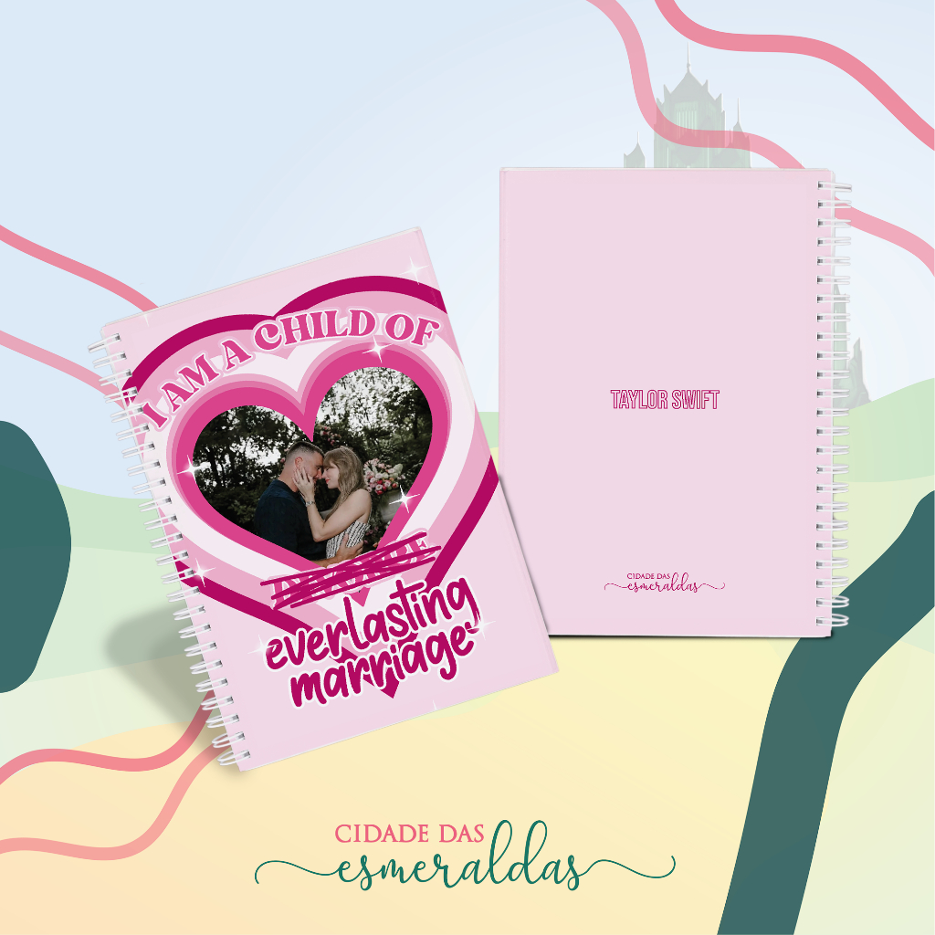 Caderno Ilustrado | Taylor Swift e Travis Kelce - I am a child of everlasting marriage