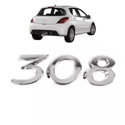 Emblema Letreiro 308 Peugeot 308 2012 a 2019