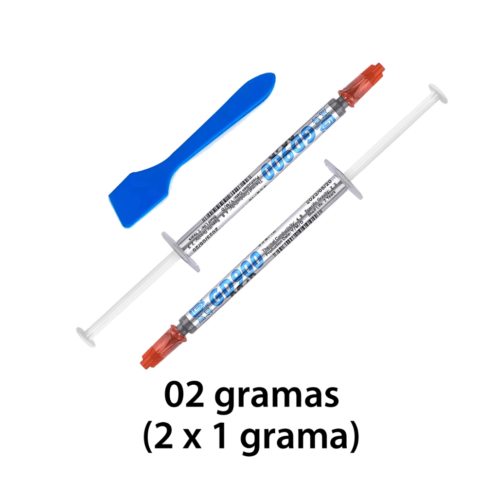 Pasta Térmica Prata GD900 4.83W/mK para Processador, Placa de Vídeo, Notebook, PS3/PS4 - detalhe
