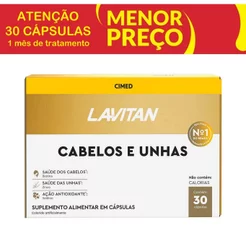 Lavitan Cabelos e Unhas 30 Comprimidos - Cimed