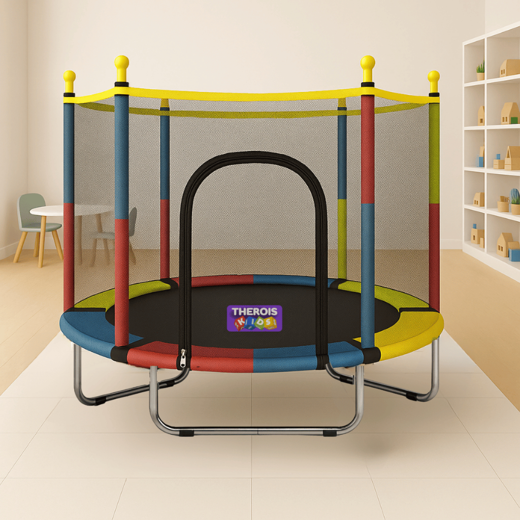 Cama Elástica 1,40m Infantil Com Rede De Proteção Trampolim Therois Kids em Oferta na Shopee