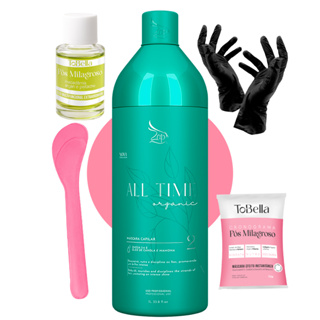 Zap Progressiva Sem Formoll All Time Organic 1L - 500ml + brindes em Oferta na Shopee