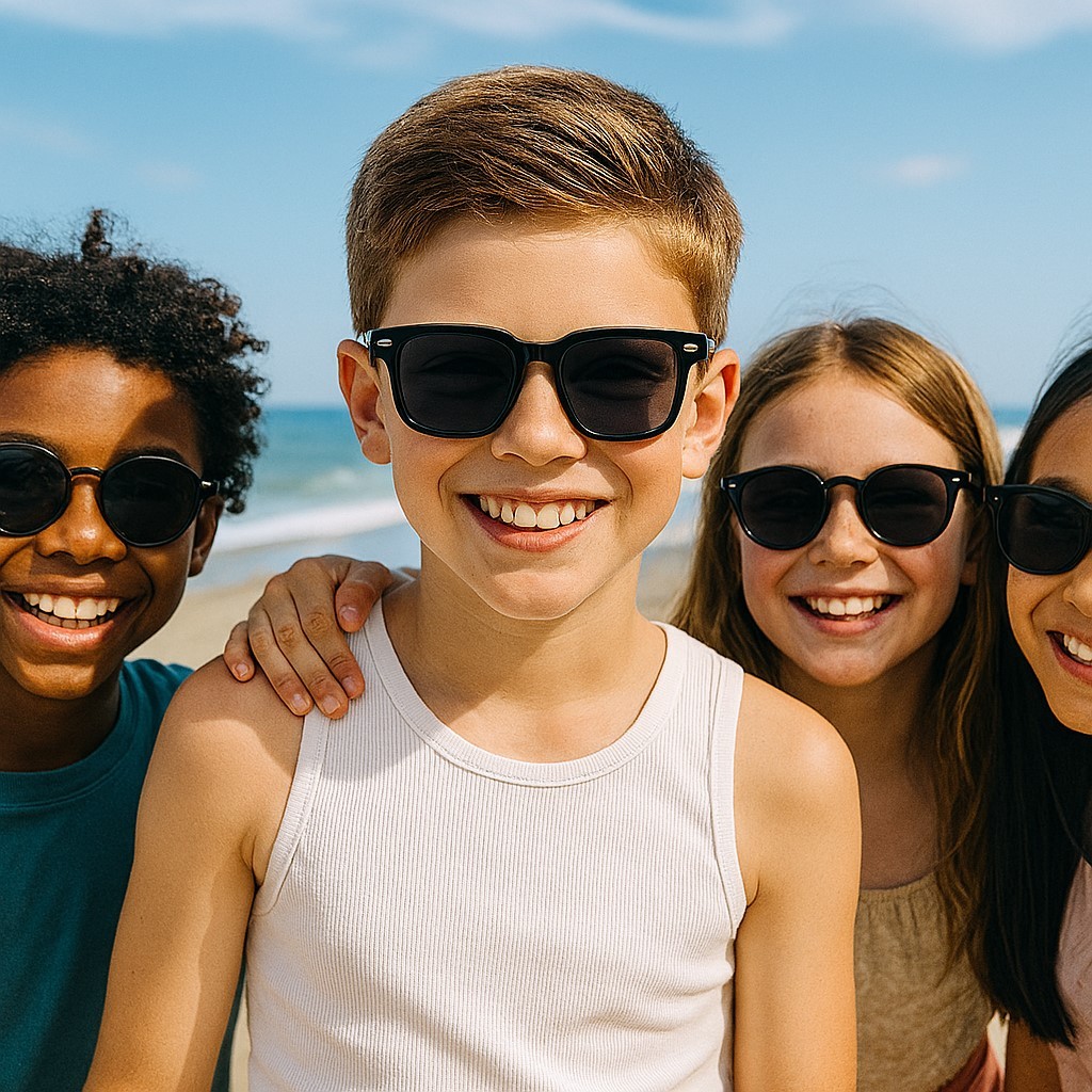 ÓCULOS DE SOL FLEXÍVEL INFANTIL C/ PROTEÇÃO UV - ARGOS