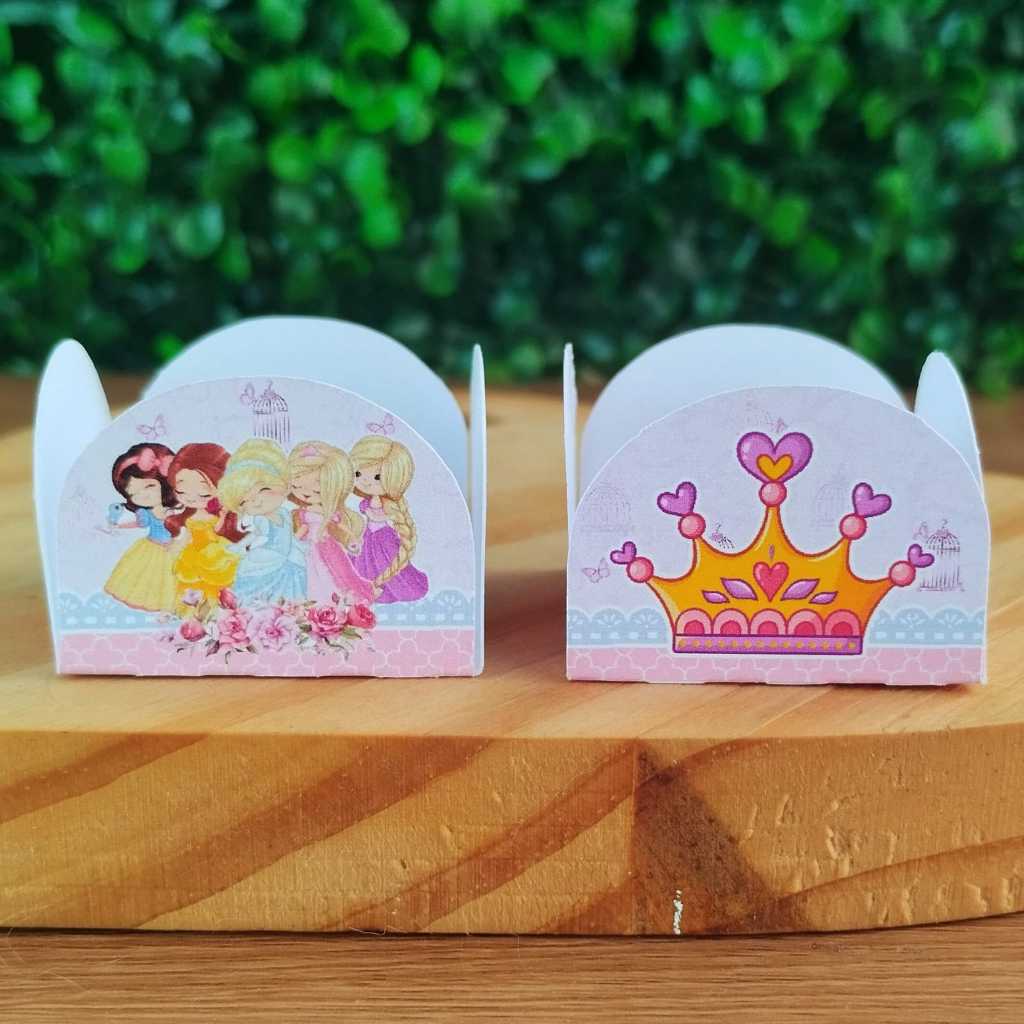 Forminhas de Doce Brigadeiro Festa Aniversário 4 pétalas docinhos- Princesas Cute