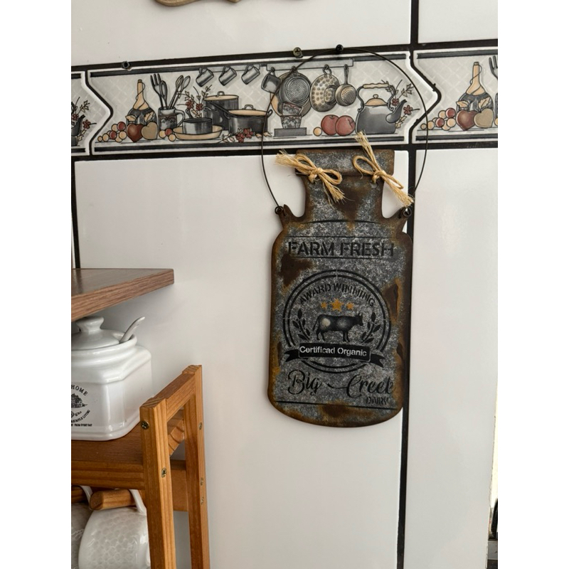 Placa/ quadro pintado a mão estilo farmhouse /decoraçao