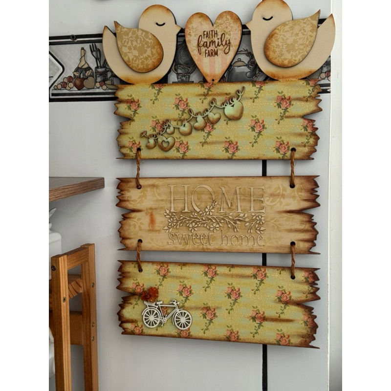 Placa/quadro pintada /decoracao