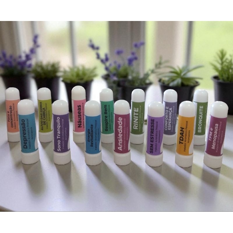 aromastick inalador pessoal aromaterapia com óleos essenciais