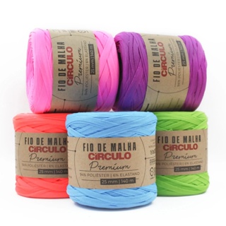 FIO DE MALHA PREMIUM - TODAS AS CORES - 270g 140 Metros - Circulo em Oferta na Shopee