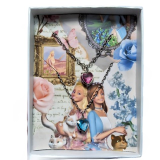 Duo Colares Amizade Barbie Princesa e Plebeia | Colar Melhor Amiga Aço Inox Coração em Oferta na Shopee