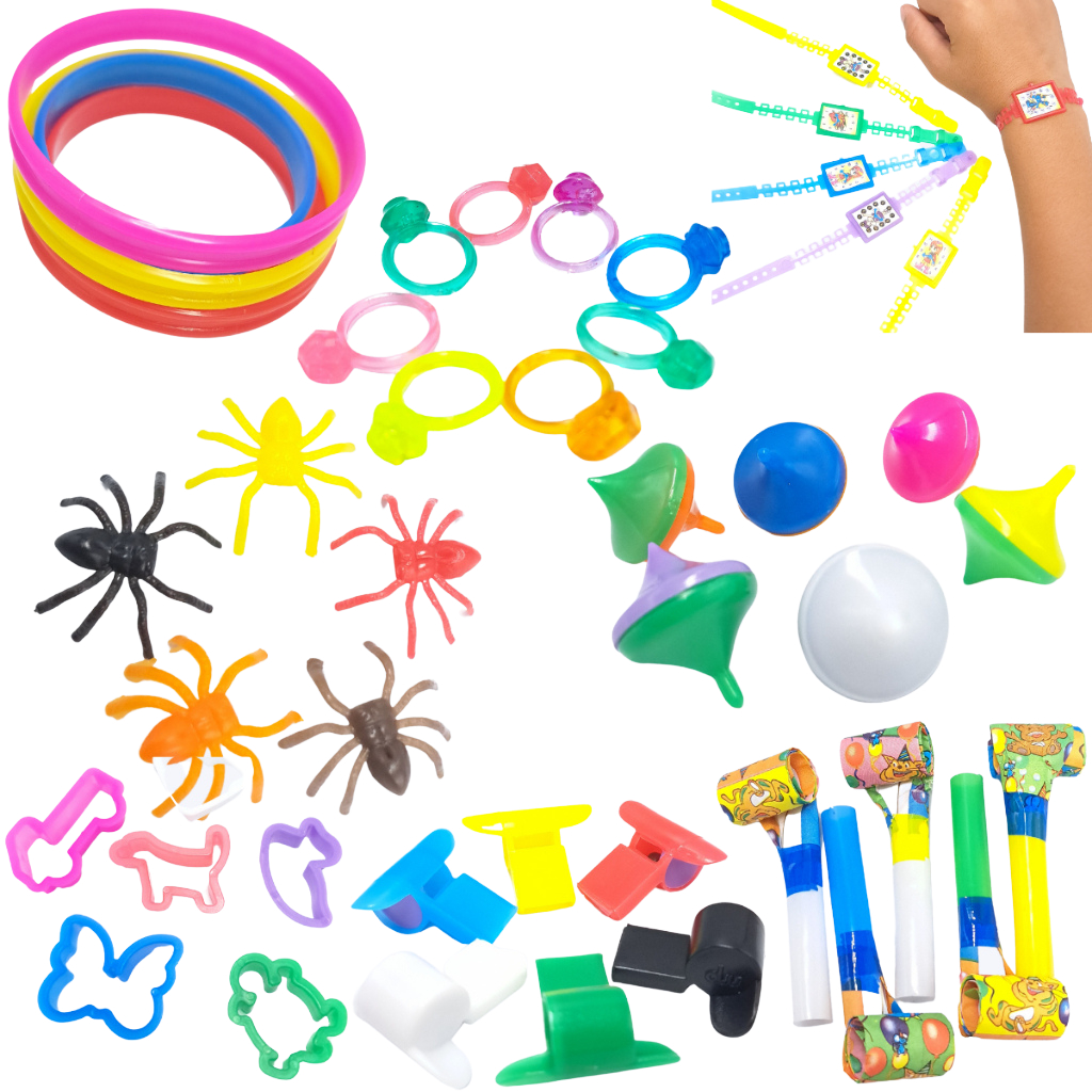 Kit 300 Mini Brinquedos Festa Aniversário Lembrancinha Sacolinha Surpresa