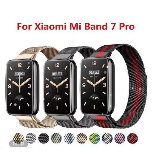 eBracelete Metálica De Aço Inoxidável Para Xiaomi Mi Band 7 Pro / Mi Band 8 Pro 