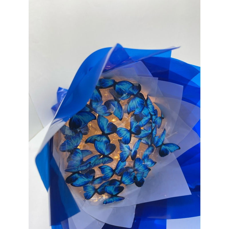 Buquê de borboletas MONTADO E COM LED em Oferta na Shopee