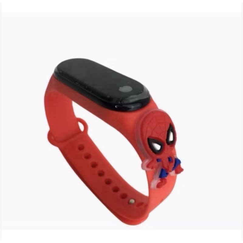 Kit boneco homem aranha com relógio prova d'água