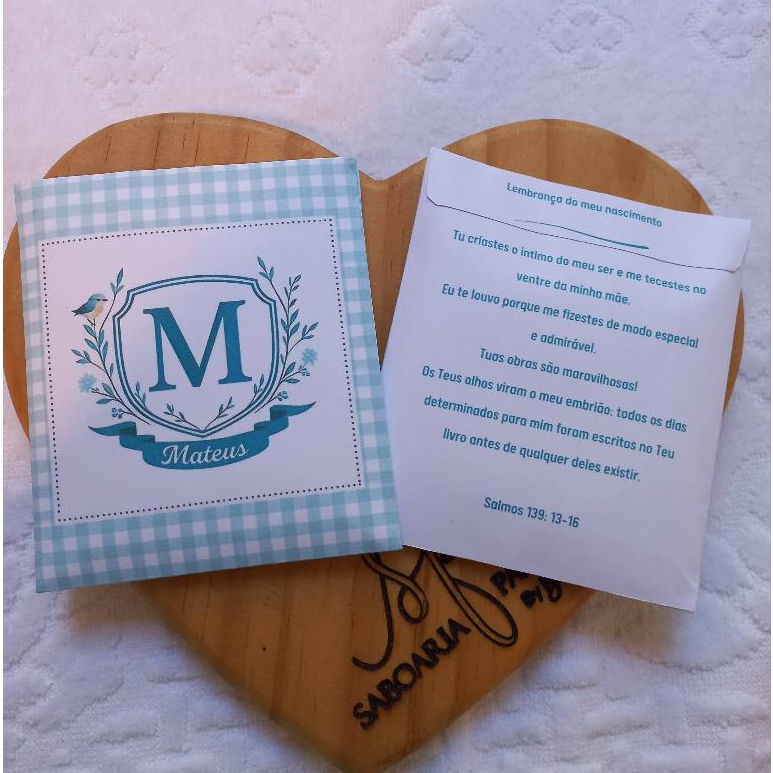 Lembrancinha Sachê de Papel Perfumado Tamanho M Personalizado