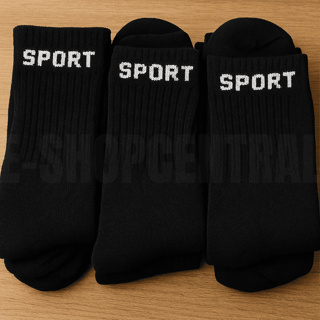 Kit até 36 Pares Meias Masculinas Cano Alto Sport Algodão Grossa Confortável Respirável Anti-Odor Academia em Oferta na Shopee