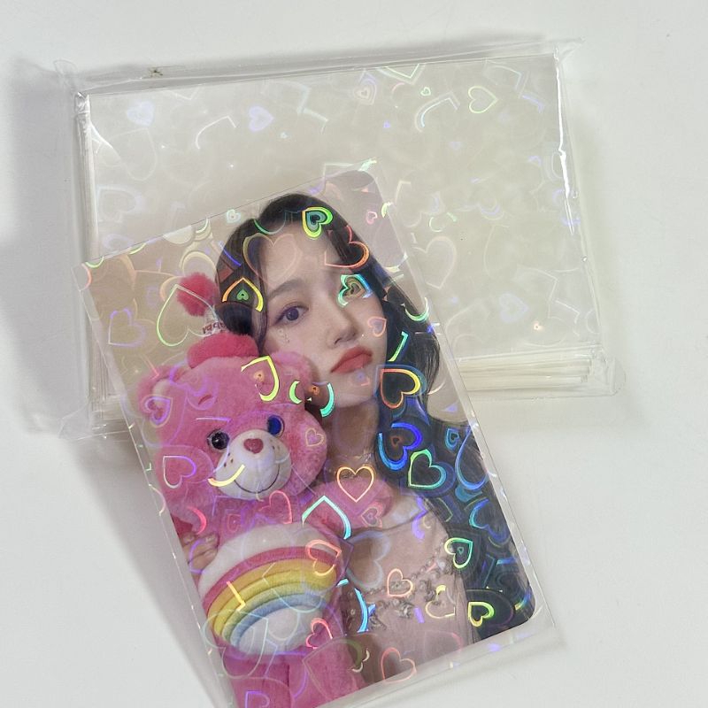 Protetor Plástico Sleeves para Photocards Kpop/Cards a pokémon Colecionáveis