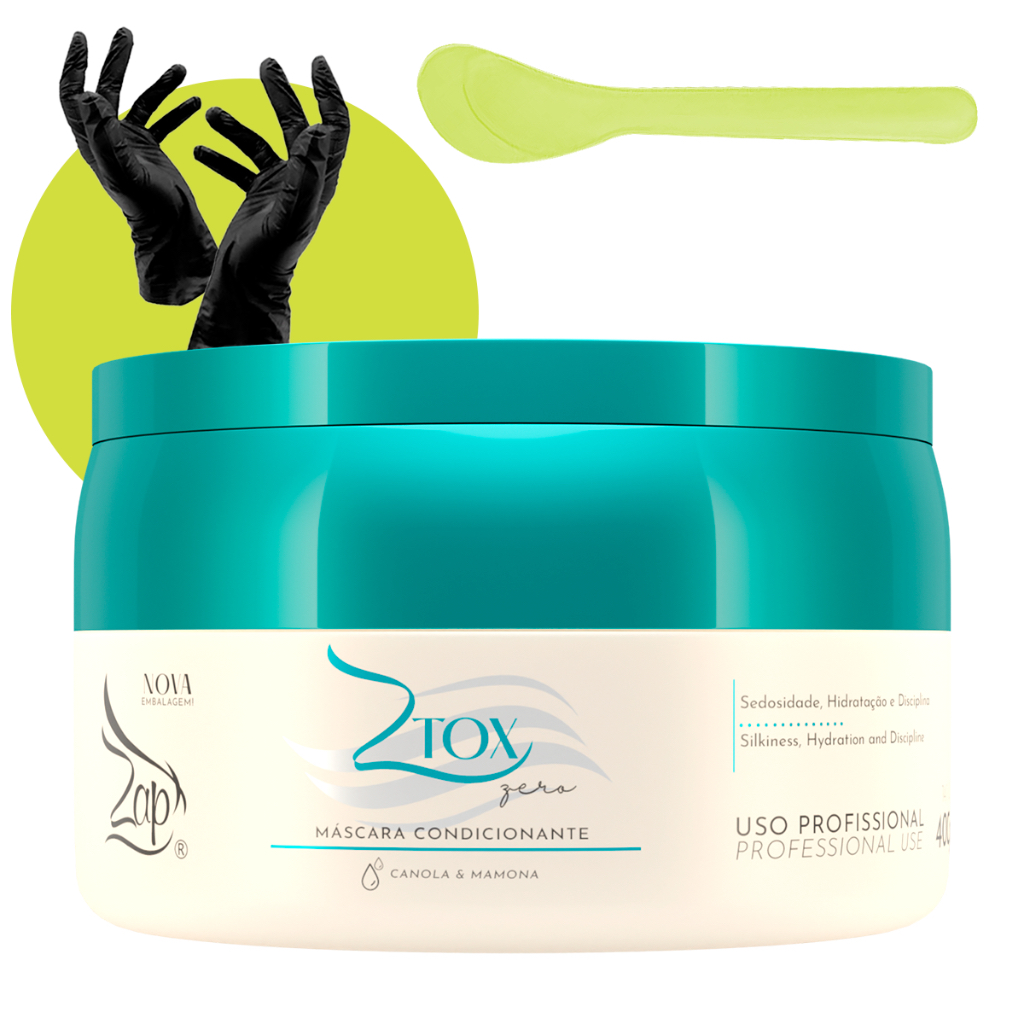 Zap Ztox Zero BTX Sem Formol 400g 950g Original Com Selo