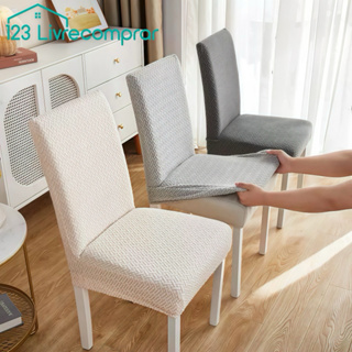 Kit2/4/6/8 Capas De Cadeira Para Sala De Jantar , Capa Flexível , Protetor Removível Lavável em Oferta na Shopee