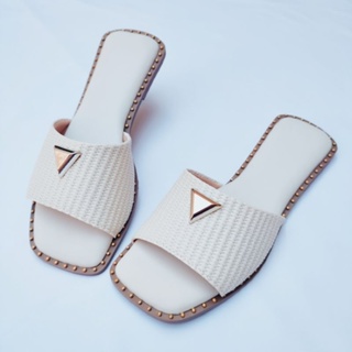 Sandália rasteira juta confortável/ Rasteirinha feminina moda casual sofisticada em Oferta na Shopee