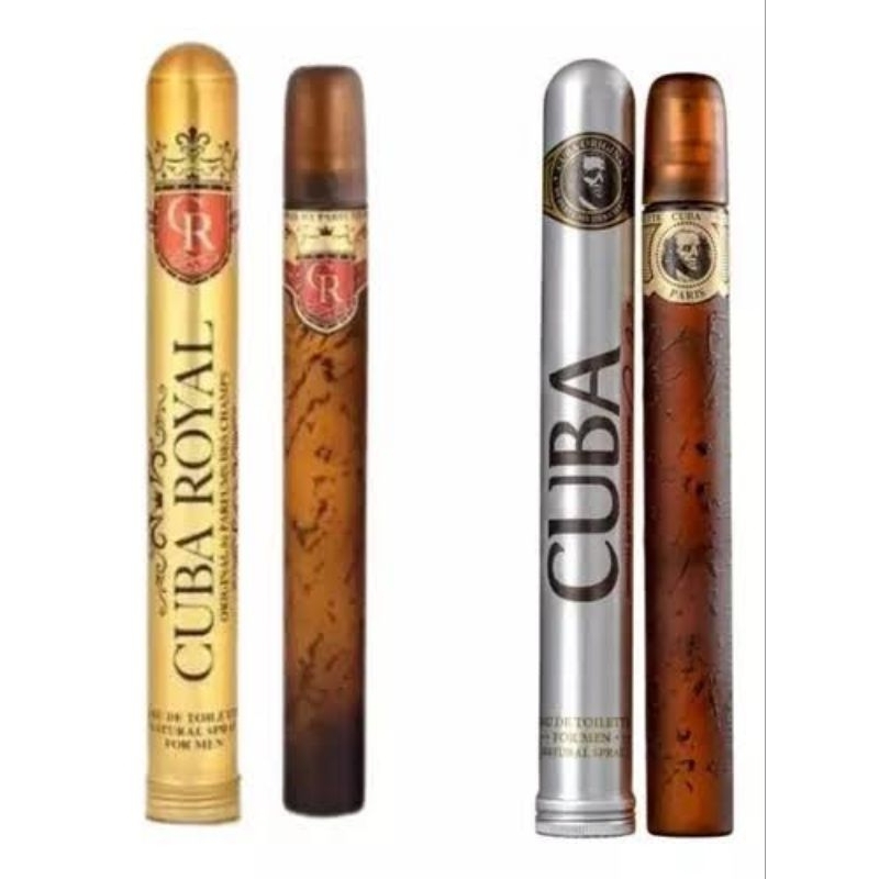 Kit Perfume Cuba Gold 35m + Cuba Royal 35ml Paris em Oferta na Shopee