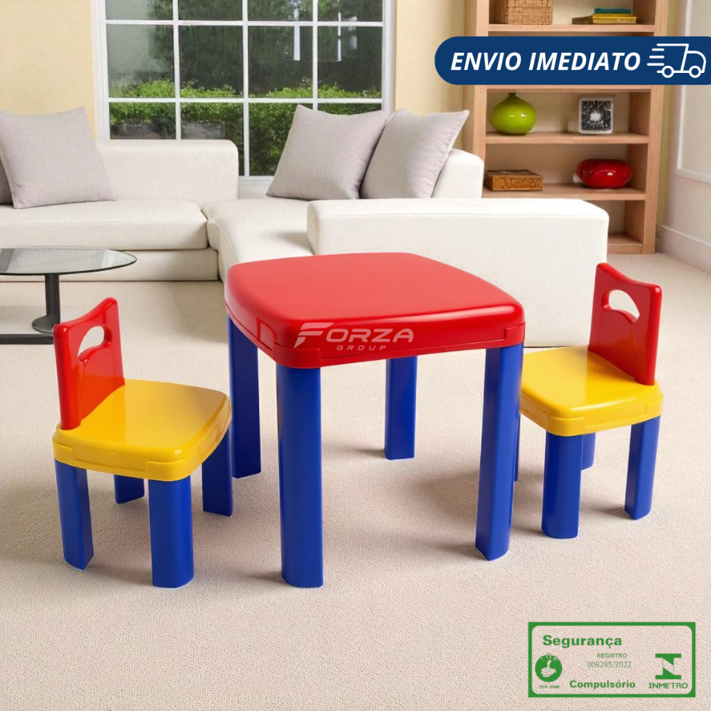 Mesinha de Brinquedo Infantil Com Mesa e Cadeira Didatica Para Meninos e Meninas em Oferta na Shopee