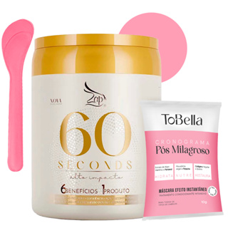 Máscara 60 Seconds Alto Impacto 950g Zap Cosméticos em Oferta na Shopee