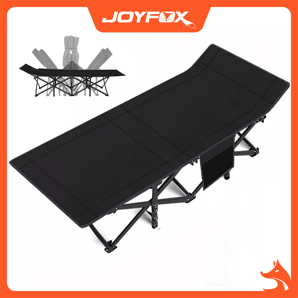 Cadeira Camping Dobrável Praia Cama Espreguiçadeira Dobrável Acampamento Portátil Suportar até 180kg em Oferta na Shopee