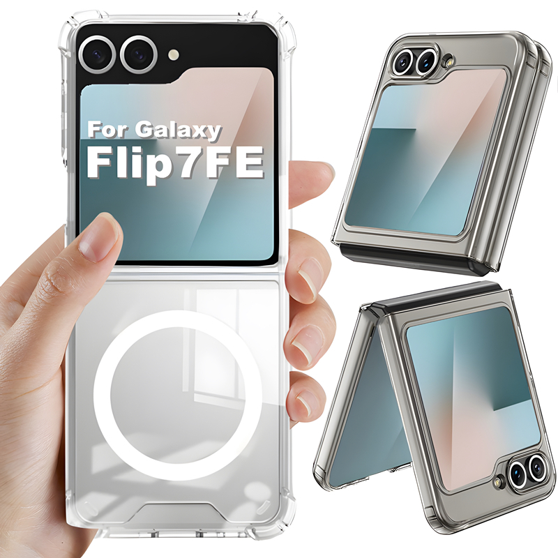 Capinha Capa Para Z Flip 7 FE 7FE Case Magnética Magsafe Protetora Transparente Anel Peli Came Sam em Oferta na Shopee
