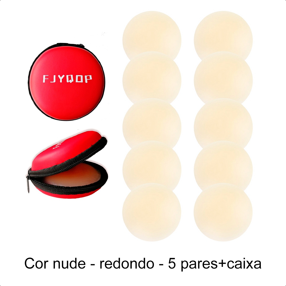 Capas De Mamilo De Silicone Reutilizáveis 10 Unidades –Confortáveis E Invisíveis Para Mulheres Com