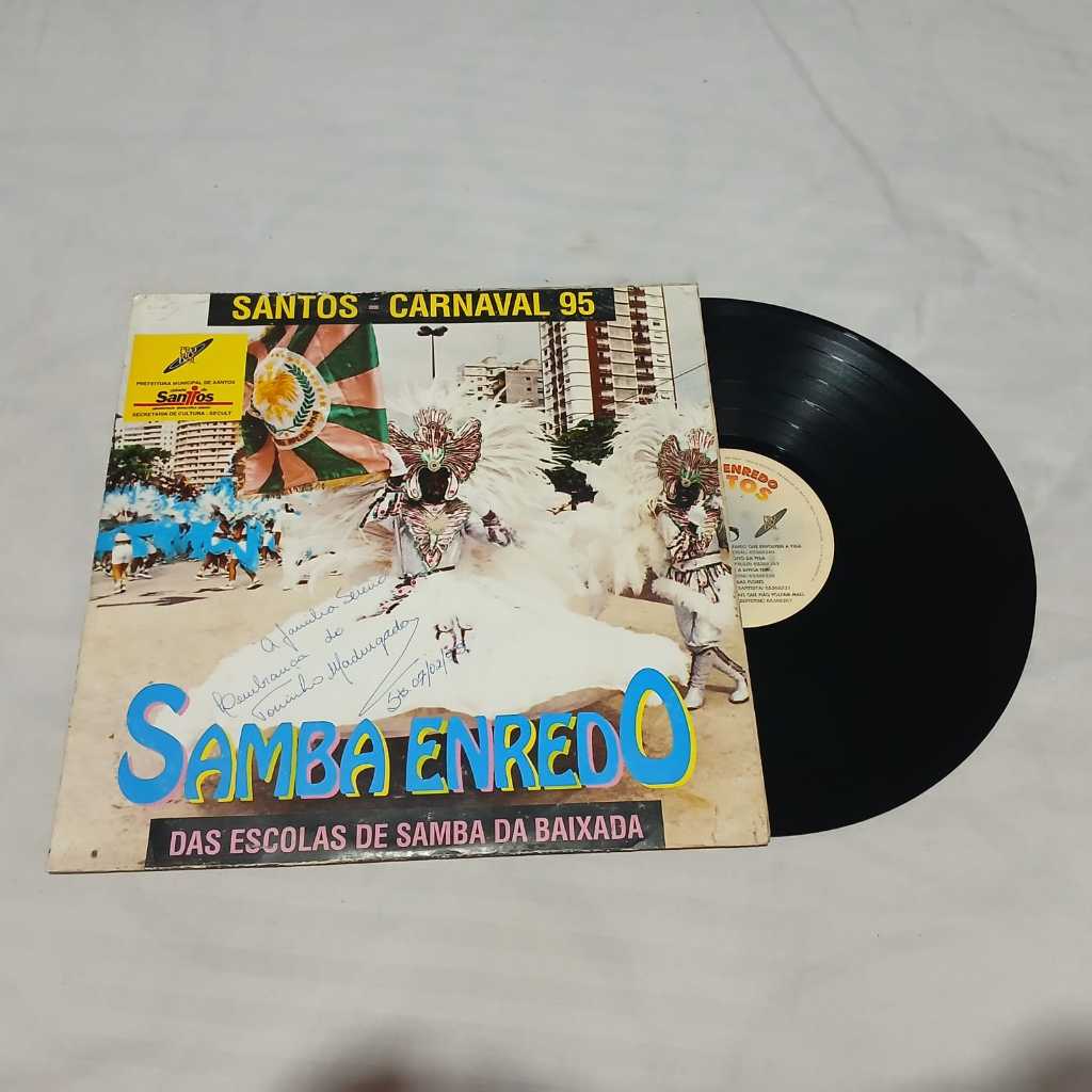 Lp Samba Enredo Escolas De Samba Baixada Santos Carnaval 95