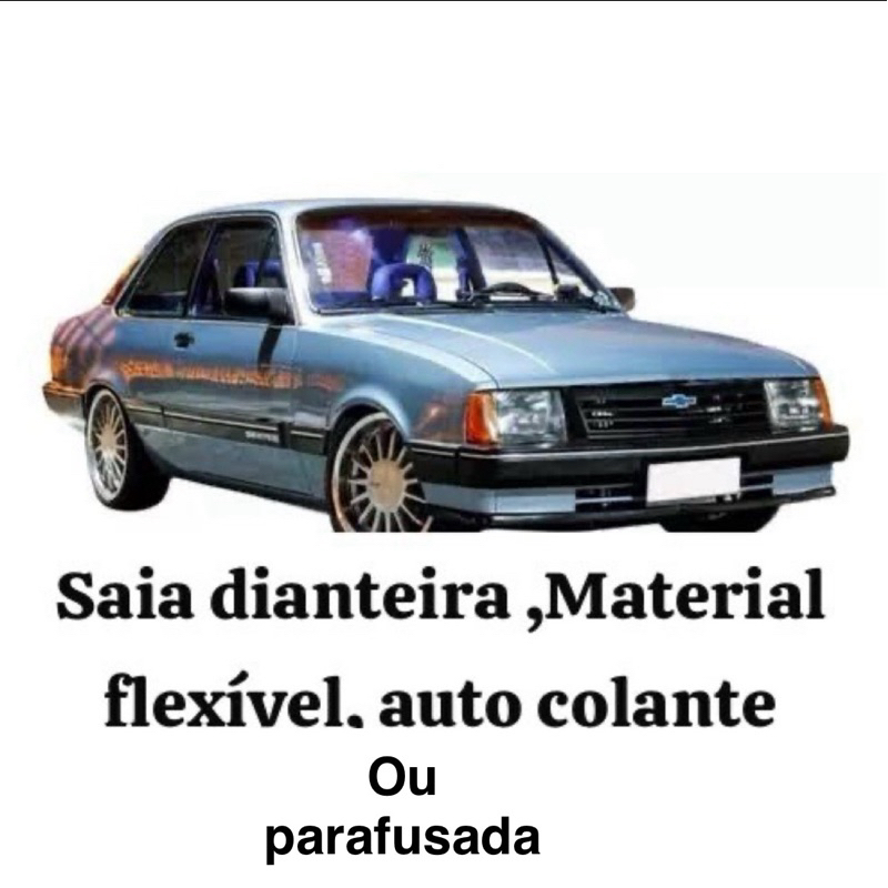 bigode/bigodinho/ acabamento saia dianteira painel chevette . Autocolante.