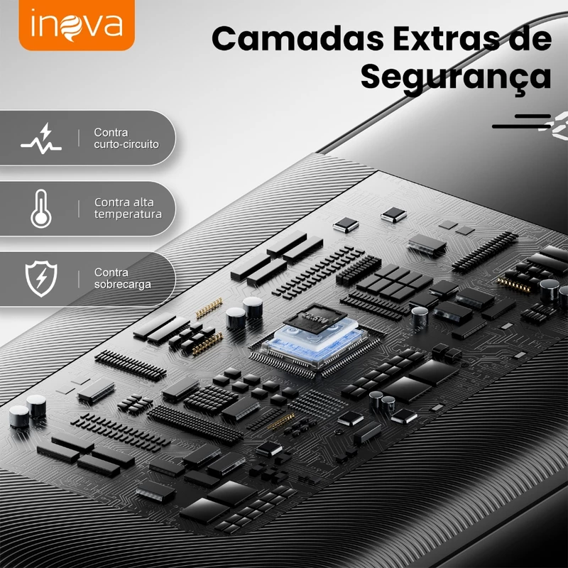 Power Bank Inova Turbo 20000mAh Carregador Portátil Universal Original — foto 3