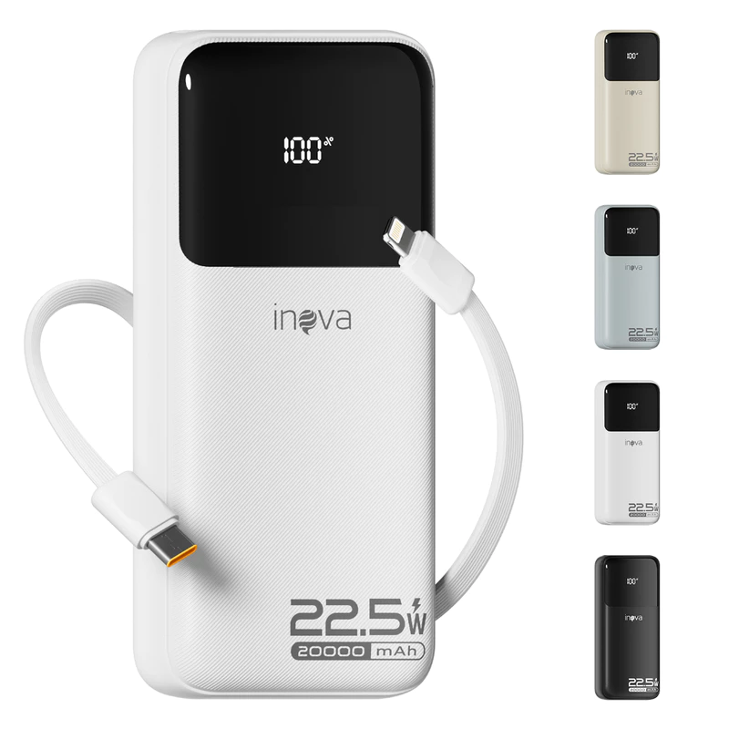 Power Bank Inova Turbo 20000mAh Carregador Portátil Universal Original — foto 7
