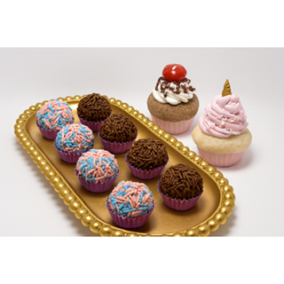 2 Bandeja Oval 24x12 Porta doces e decoração - Aniversario e Eventos em Oferta na Shopee