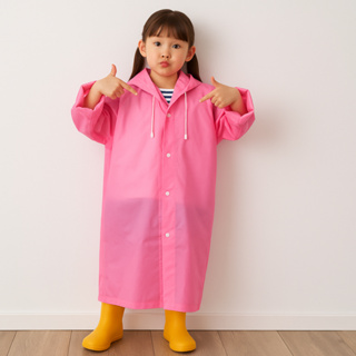 Capa de Chuva Com Capuz PEVA Infantil Unissex 90X55cm em Oferta na Shopee