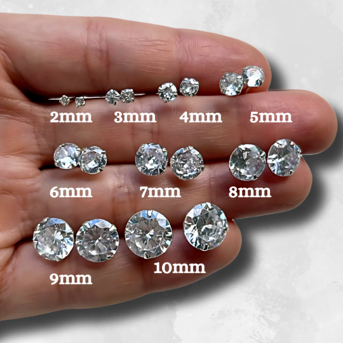 Brinco Zircônia Masculino 10mm: Onde Comprar | BuscaProdutos