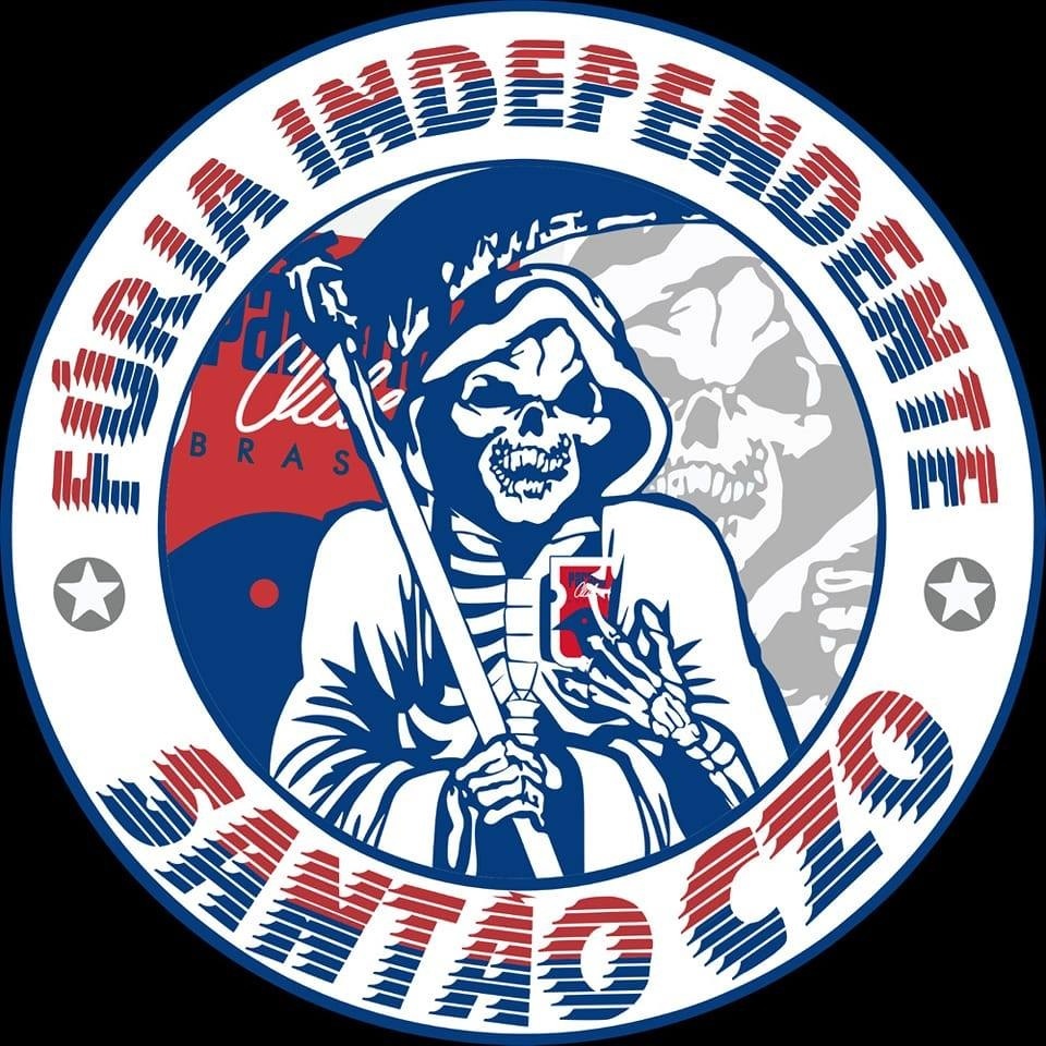 12 Adesivo Fúria Independente Santão torcida Paraná Clube a prova d'gua