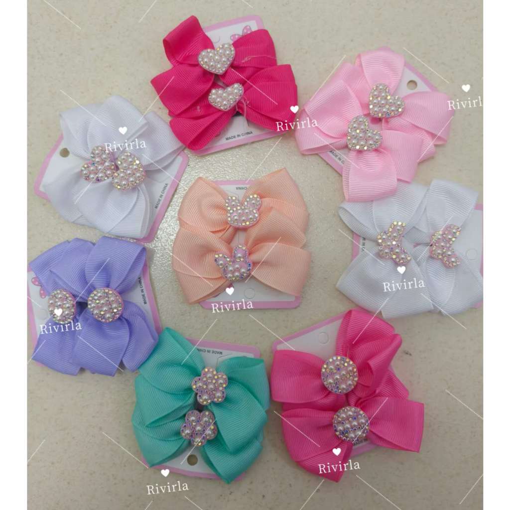 4  Laços de Cabelo Infantil Bico de Pato em Oferta na Shopee