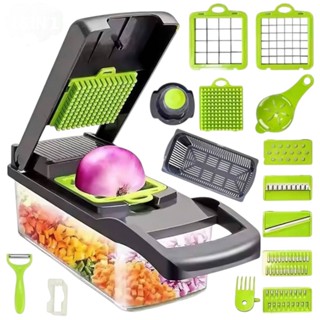 Fatiador 16 Em 1 , Ralador Multiuso , De Cozinha , Aço Inoxidável , Legumes , Frutas , Alimentos em Oferta na Shopee